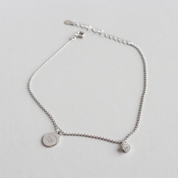 925 Silver Zircon Anklet Women S925 Ankle Chain Wholesales