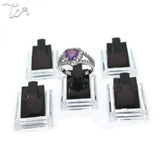 Ring Jewelry Display Ring Holder Stand Plastic Rack Ring Storage Organizer Shelf