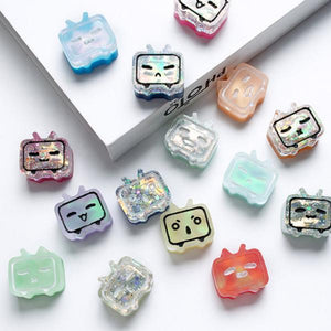 TV Pendant DIY Necklace Jewelry Mold Crystal Scale Resin Molds