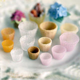 Silicone 3D Flower Basket Fleshy Green Plant Mold Jewelry DIY Tools