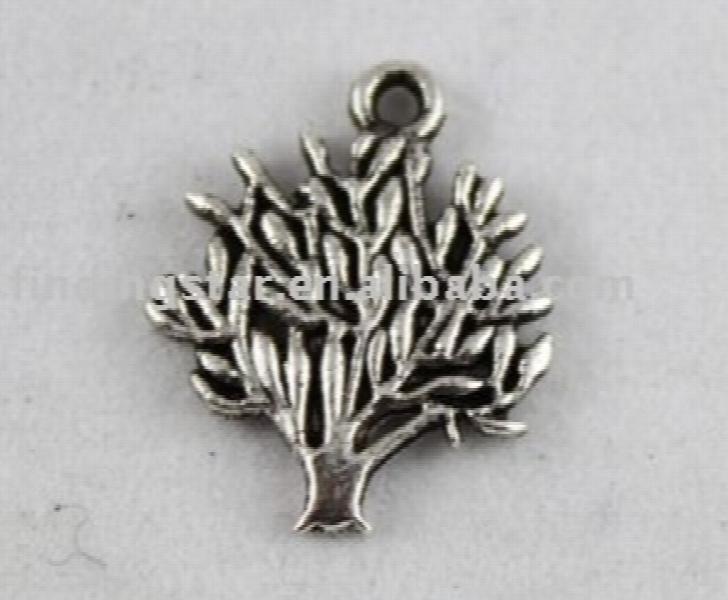 150PCS Tree of Life Charm Tibetan Silver A12948