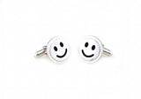 iGame Retail Wedding Cufflinks For Men Round Smile Cuff Links
