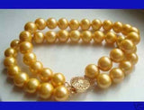 Golden Pearl Bracelet with 14K Gold Clasp