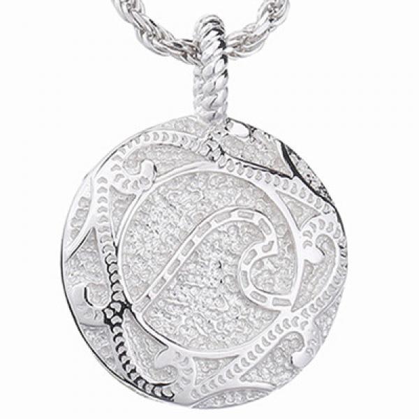 925 Silver Lucky Pendant Long Chain Necklace Jewelry Gift
