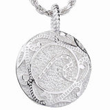 925 Silver Lucky Pendant Long Chain Necklace Jewelry Gift