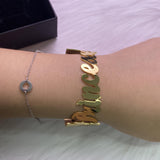 Stainless Steel Gold-plated Bracelet Hip-hop Punk Jewelry