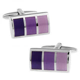 Hot Purple Epoxy Cufflink Cuff Link