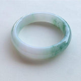 Zheru Jewelry Natural Burmese Emerald Flower Bracelet 54-64mm