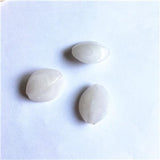 250pcs 23x19mm Acrylic Lentils Shape Beads DIY Jewelry Making