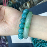 10mm Natural Amazonite Round Green Necklace Hand String Bracelet