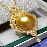 Nanyang Pearl Silver Pendant Necklace
