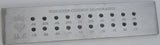 0.04-1.06mm Small Round Drawplate Jewelry Making