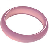 Zheru Jewelry Natural Pink Agate Chalcedony 54mm-64mm Bracelet