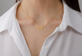 Personalized Stainless Steel Name Necklace - Custom Mother's Gift