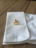 Name Cufflinks, Personalized Stainless Steel Initial Cufflinks