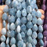 Faceted Malachite Tiger Eye Jaspers Opal Stone Beads