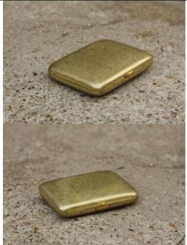 Handcrafted Brass Cut Work Cigarette Case Holder Box