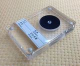 Acrylic Magnetic Gemstone Holder Display Box with Tag