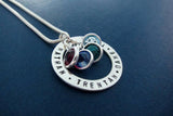120pcs Birthstone Charms 6mm Crystal Personalized Necklace (Jan-Dec)