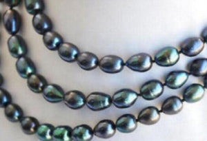Tahitian Natural Pearl Necklace 48"