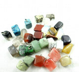 Turquoise Quartz Crystal Tiger Eye Pendants for Jewelry Making