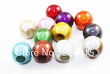 200pcs Big Hole Acrylic Round Spacer Miracle Beads 11*12mm