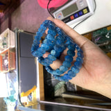 Natural Apatite Stone Beads Bracelet Gemstone Bangle Charming Jewelry
