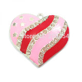 10pcs 45mm Rhinestone Pendants - Holiday Assortment for Special Occasions