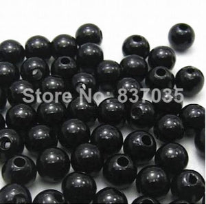 1000PCS 8mm ABS Round Ball Pearl Beads for Jewelry Making
