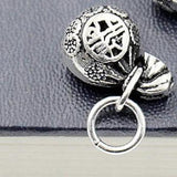 925 Silver Chinese Money-bag Charm Pendant DIY Jewelry