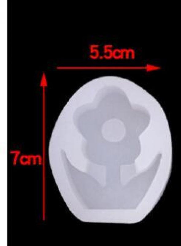 3D Floret Silica Gel Mold for Gypsum Car Aromatherapy Candle