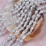 Natural Baroque Pearl Strand - Nucleated Plated Big
