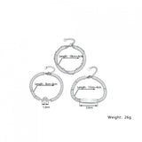 Cubic Zircon Bracelet Stainless Steel Rhinestone Charm Wrist Jewelry