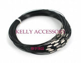 50Pcs Stainless Steel Necklace Cord DIY Chain Cords 18inch