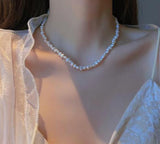 Baroque Real Freshwater Pearl Necklace Fine Jewelry