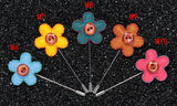 BoYuTe (5 Pieces/Lot) Flower Lapel Pin Brooch Hand Brooches Vintage Men