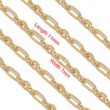7mm Stainless Steel Cable Chains Bulk DIY Jewelry Making 1 Meter