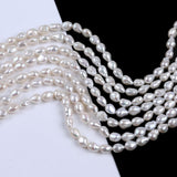 Baroque 8-9mm Keshi Pearl Strand Necklace
