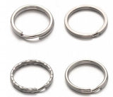 304 Stainless Steel Split Key Rings Chain Jewelry DIY 30*3mm
