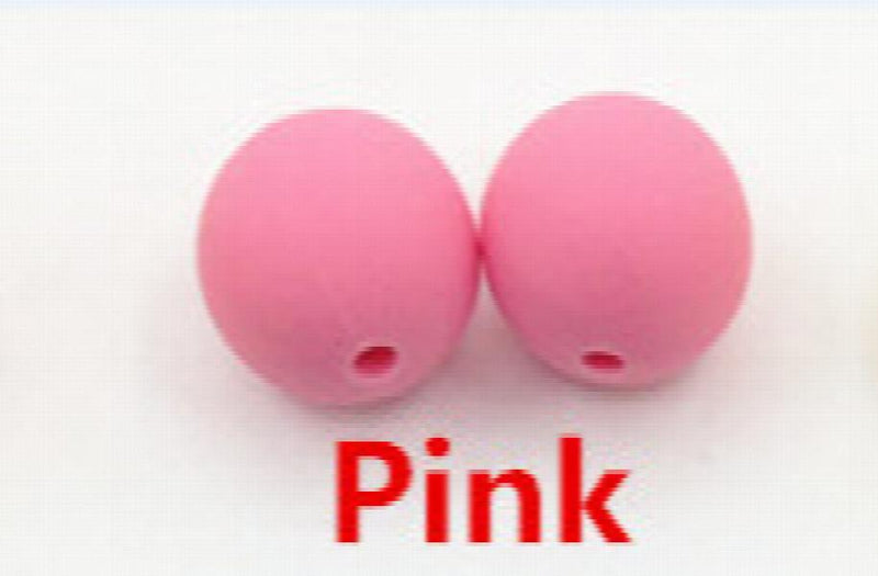 Silicone Beads, 10mm Round, Chewable BPA-Free