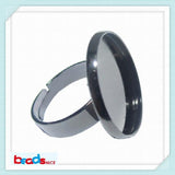 Adjustable Ring Base 18mm Blanks for DIY Jewelry