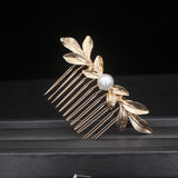 Simulated Pearl Bridal Hair Comb Wedding Hair Jewelry Accessories