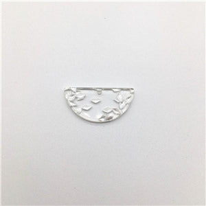 Clear Acrylic Semicircle Charms 30x15mm 100pcs/lot