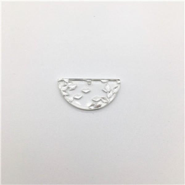 Clear Acrylic Semicircle Charms 30x15mm 100pcs/lot