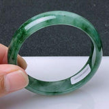Natural Burma Jade 54mm-62mm Princess Bracelet for Women