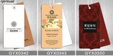 Sewing Personalized Hangtags Clothing Swing Tag/Printed Tags with Glue