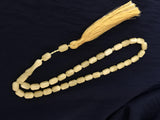 Rope Tasseled Beirut Amber Rosary Islamic Rosary 33 Beads Tasbih