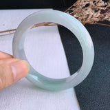 Natural Burmese Jadeite Light Purple Two-tone Bracelet