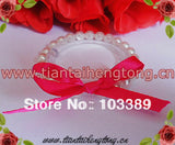 10pcs Pink Butterfly Plastic Pearl Bracelet Lot, Children Bracelet