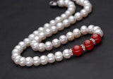 Natural 7-8MM CULTURED ROUND PEARL Necklace